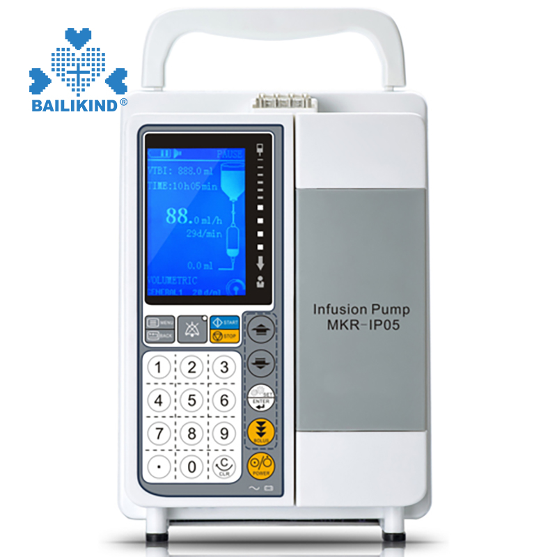 Giunsa paggamit ang portable LED screen chemotherapy medical syringe infusion pump alang sa ospital