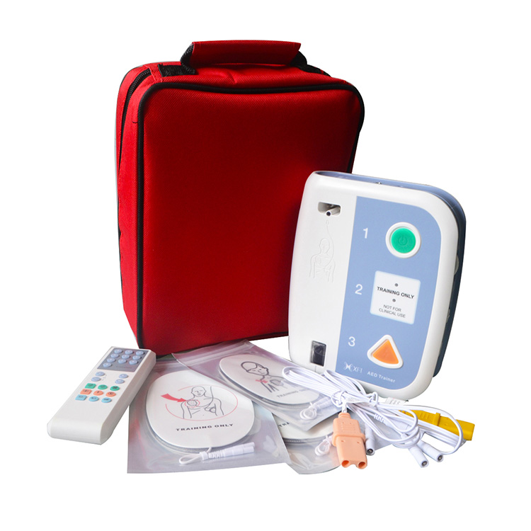 AED Trainer Automated External Defibrillator Pagtudlo sa First Aid Training para sa CPR School Bilingual Teach Tools