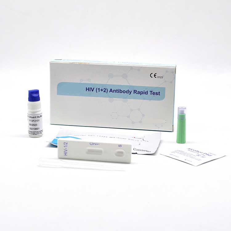 Ce0123 Giaprobahan nga Dugo 1+2 Gamit sa Balay nga Hiv Aids Self Test Strips Kits