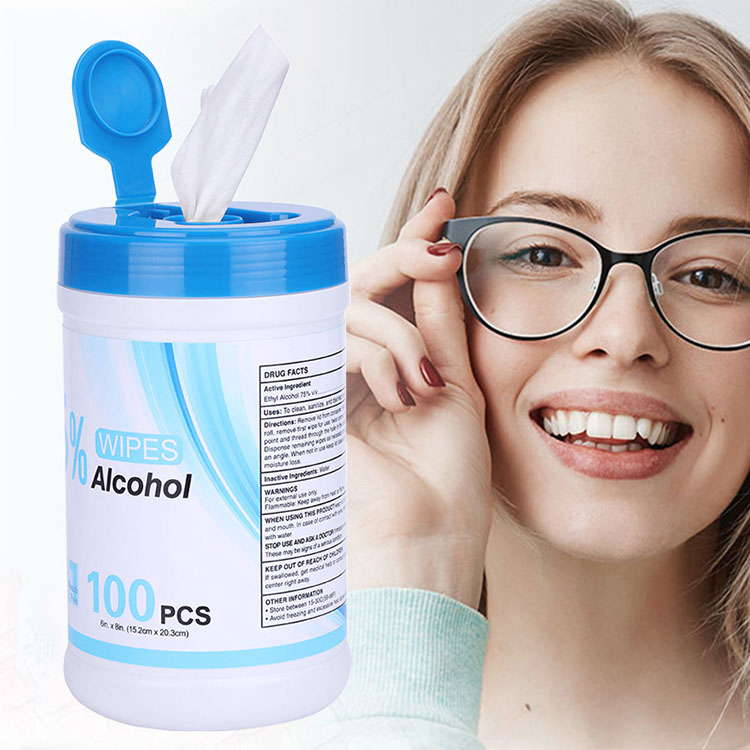 Disposable Sterilization Dali nga pagpauga nga Anti Fog Wipes para sa mga Salamin