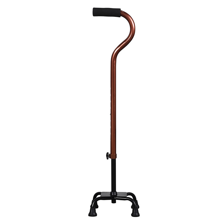 Upat ka mga tiil nga Nahiangay nga Paglakaw nga Kruk nga Baldado nga mga Walker Walking Sticks