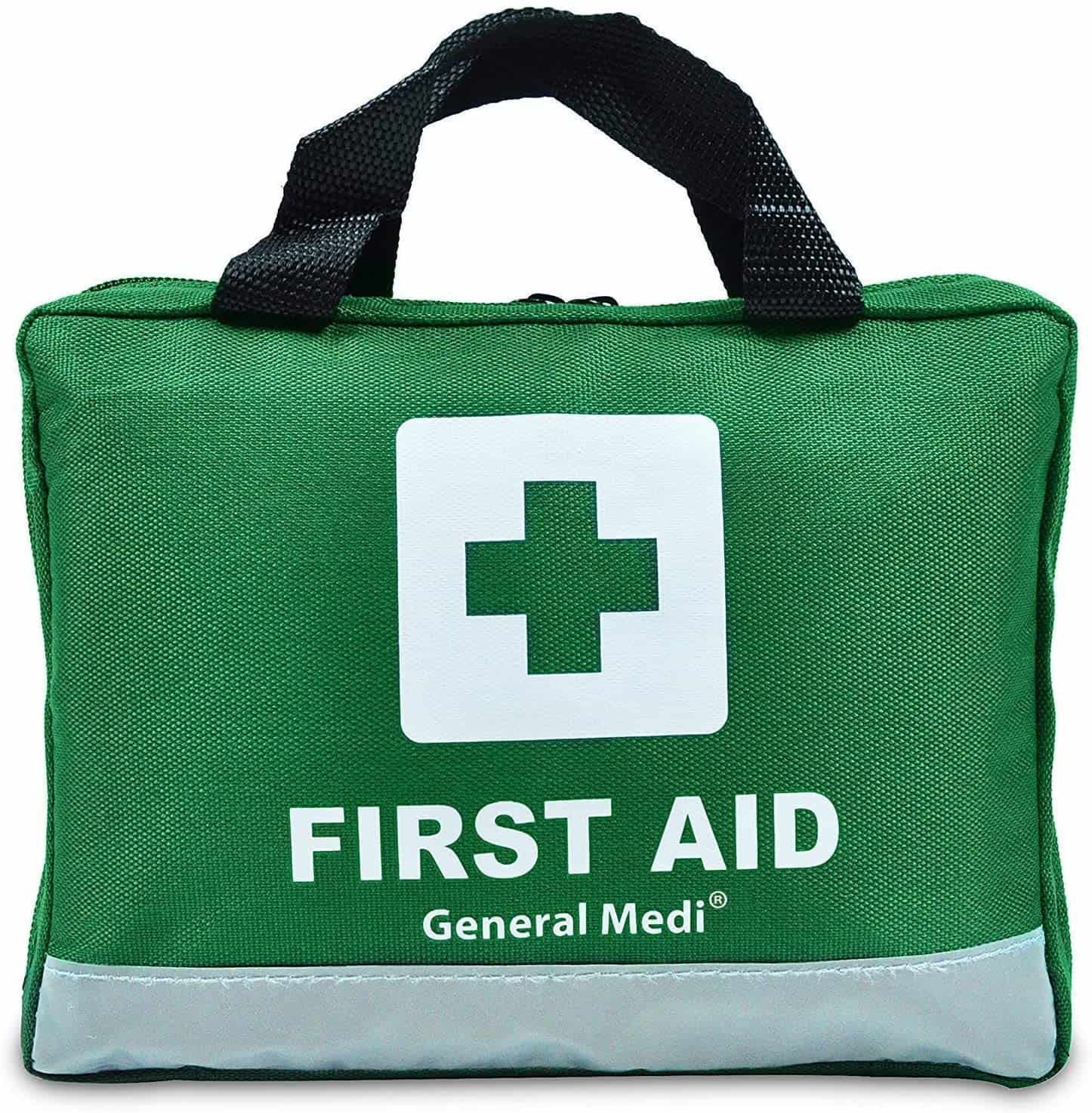 Green Polyester nga First Aid Bag