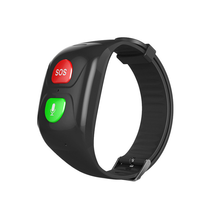 GSM GPRS Elderly SOS Usa ka Key Help Panic Button Emergency Alarm GPS Real-time Tracking Heart Rate Blood Pressure Monitor