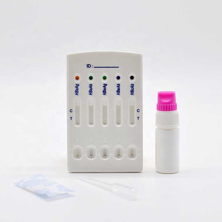 Hbsag Hbsab Hbeag Hbeab Hbcab 5 Sa 1 Hbv Combo Test Kit
