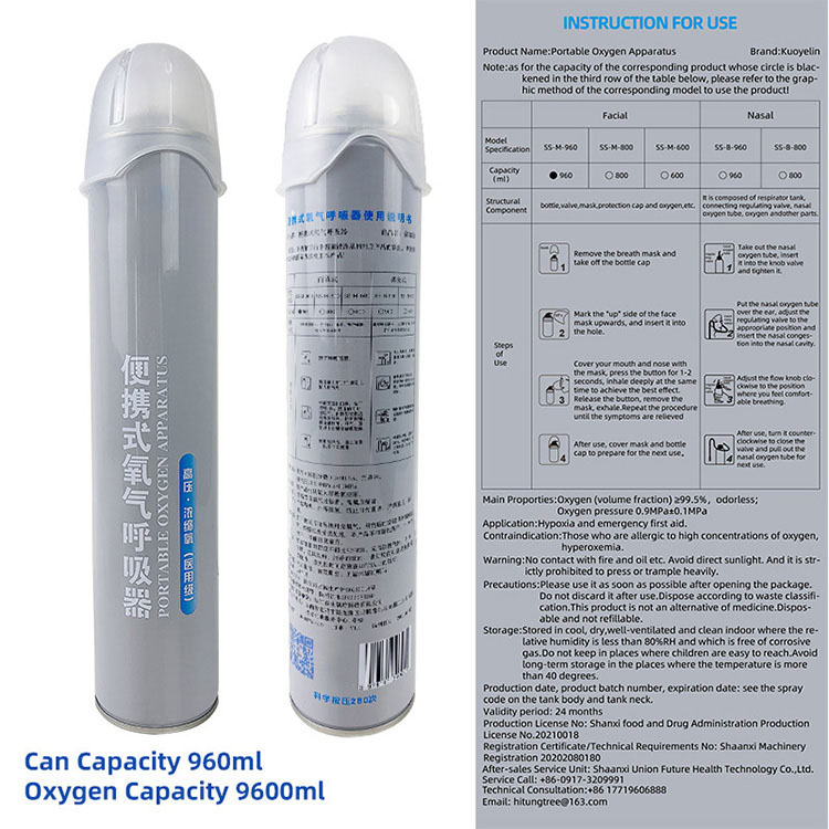 Portable nga Oxygen Can