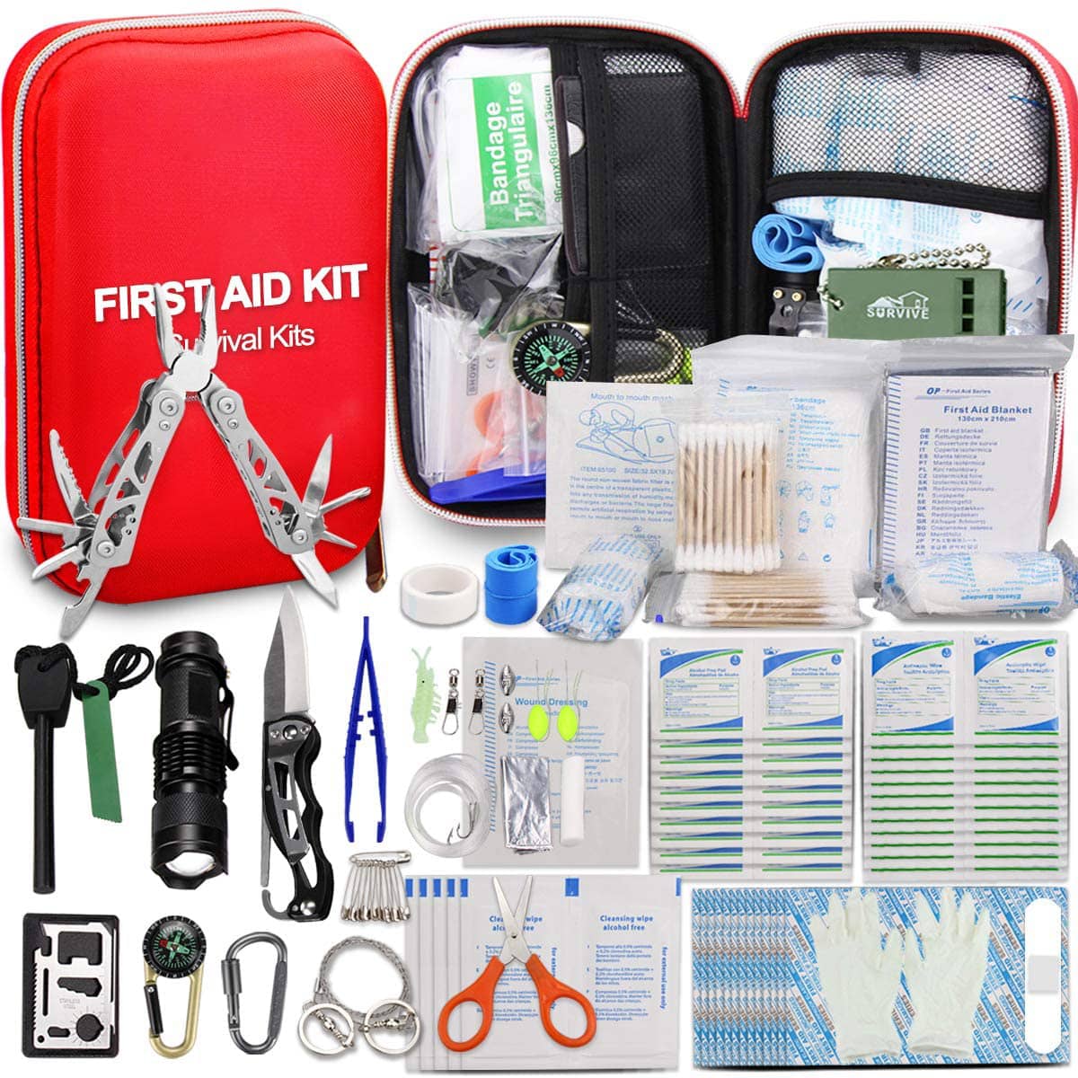 Pula nga Gahi nga EVA First Aid Little Case para sa Panimalay