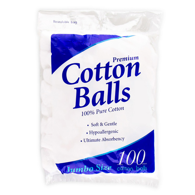 Puti nga Sterile Medical Absorbent Cotton Balls